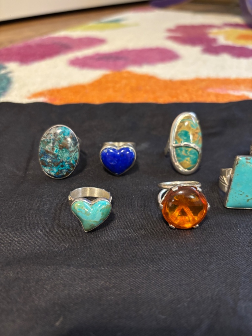 Jay King Sterling rings - Picture 2 of 4